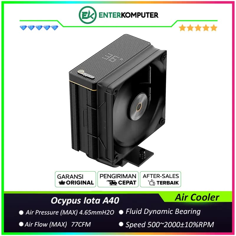 Ocypus Iota A40 Black Matrix Digital Display Air Cooler - foto 1