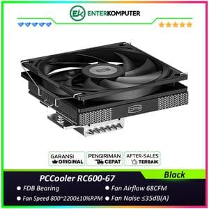 PCCooler RC600-67 67mm Height Low Profile CPU Cooler - foto 1