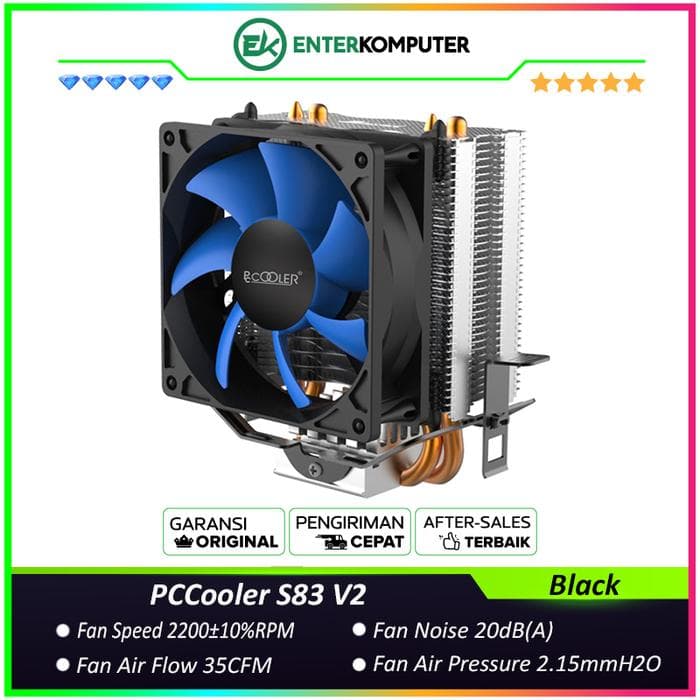 PCCooler S83 V2 CPU Cooler - foto 1