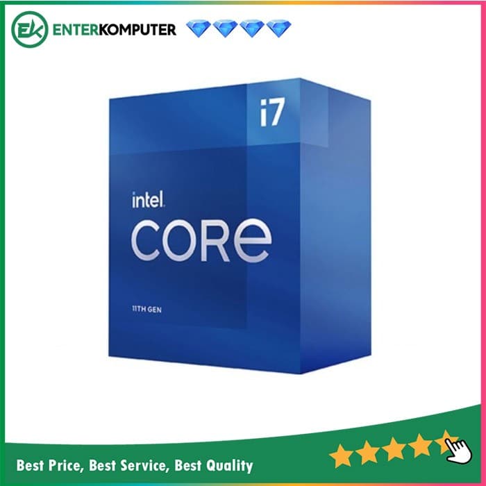 Intel Core i7-11700F 2.5Ghz Up To 4.9Ghz - Cache 16MB [Box] Socket LGA 1200 - Rocket Lake Series - foto 1