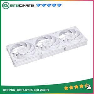 LIAN LI UNI FAN P28 (P28120-3W) WHITE - 12CM Fan - Triple Pack - foto 1