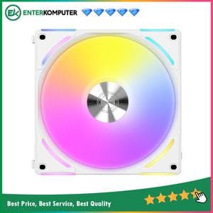 LIAN LI UNI FAN AL120 V2 WHITE - SINGLE FAN - 12CM ARGB FAN - foto 1