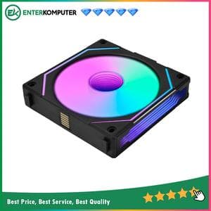 LIAN LI UNI FAN SL-INFINITY 120 Reverse Blade BLACK - SINGLE FAN - 12CM ARGB FAN - Infinity Mirror ARGB Fan - foto 1