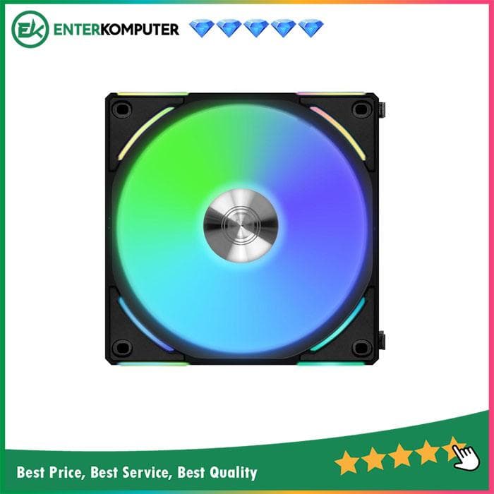 LIAN LI UNI FAN AL140 V2 BLACK - SINGLE FAN - 14CM ARGB FAN - foto 1