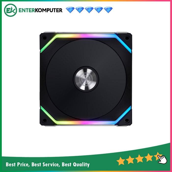 LIAN LI UNI FAN SL140 V2 BLACK - SINGLE FAN - 14CM ARGB FAN - foto 1