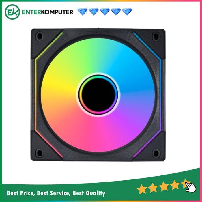 LIAN LI UNI FAN SL-INFINITY 140 BLACK - 14CM ARGB FAN - Infinity Mirror ARGB Fan - foto 1