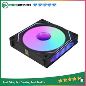 LIAN LI UNI FAN SL-INFINITY 140 Reverse Blade BLACK - SINGLE FAN - 14CM ARGB FAN - Infinity Mirror ARGB Fan - foto 1