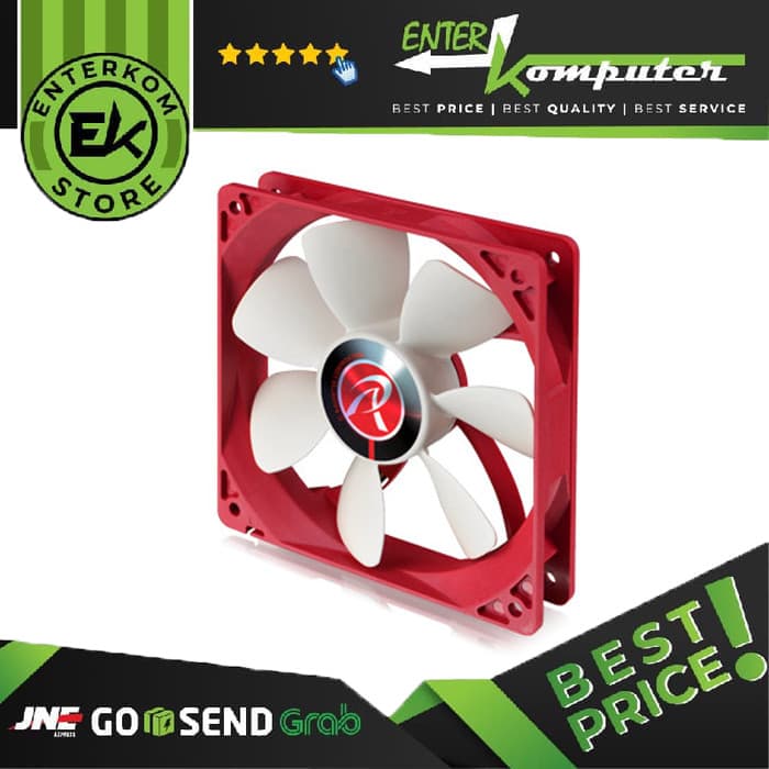 Raijintek Boreas β - 12cm - Red White - foto 1