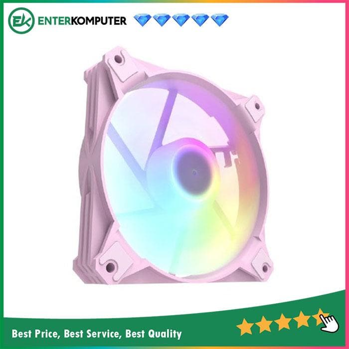 Aigo DarkFlash Infinity 8 Pink 12CM Fan A-RGB - foto 1