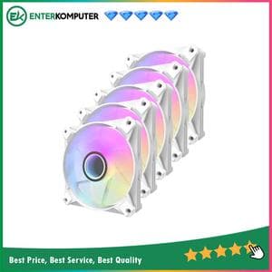 Aigo DarkFlash Infinity 8 White (5 x 12CM Fan A-RGB) - foto 1