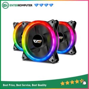 Aigo DarkFlash DR12 Pro 3in1 Double Ring Fan RGB (3 Pack) - foto 1