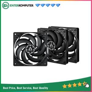 Arctic P12 Slim PWM PST 12CM Value Pack Case Fan (3 Pack) - foto 1