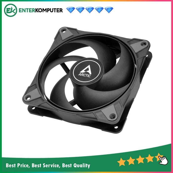 Arctic P12 Max 12CM PWM Case Fan - Black - foto 1
