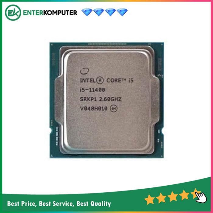 Intel Core i5-11400 2.6Ghz Up To 4.4Ghz - Cache 12MB [Tray] Socket LGA 1200 - Rocket Lake Series - NEW UNIT - 1 Years Warranty - foto 1