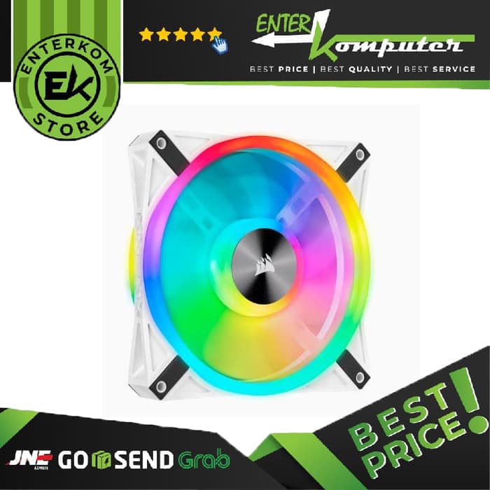Corsair iCUE QL120 RGB White (Single Pack) - 12CM Fan - foto 1