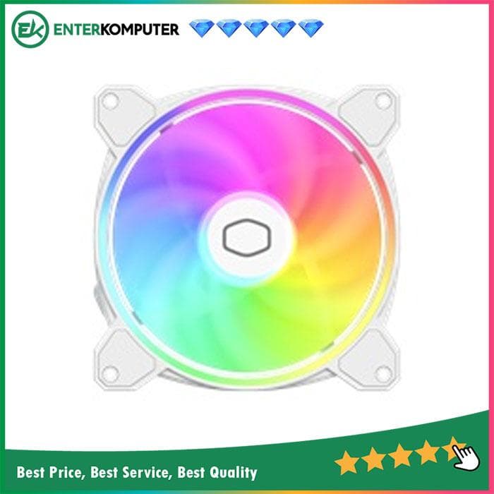 Cooler Master MasterFan MF140 Halo2 White - 140mm ARGB Fan - foto 1