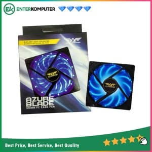 PowerLogic Azure Blade 12CM Blue/Red Fan - foto 1