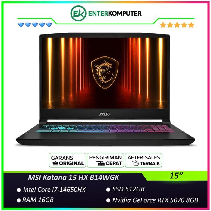 MSI Katana 15 HX B14WGK (9S7-1587C1-201) - foto 1