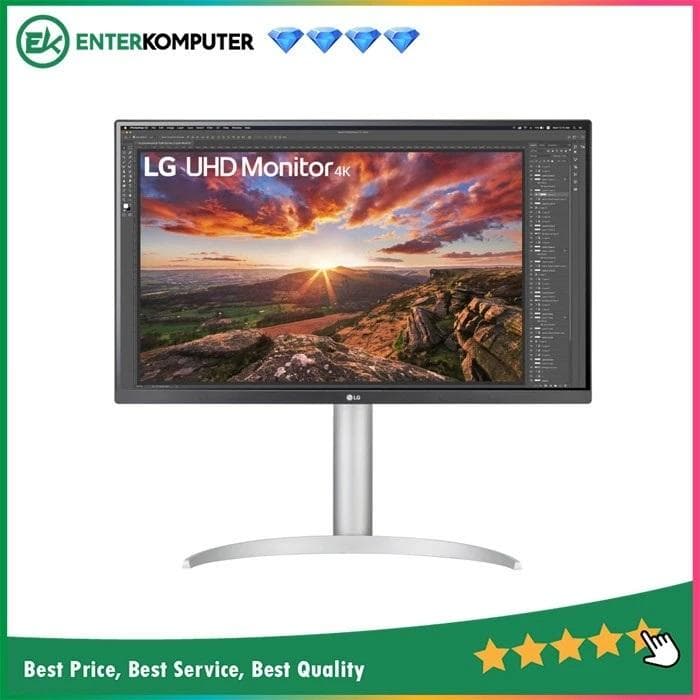LG UltraFine 27UP850K-W 27 4K UHD IPS HDR400 USB-C Monitor - foto 1