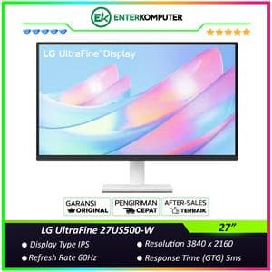 LG UltraFine 27US500-W 27 4K UHD IPS HDR10 Borderless Design Monitor - foto 1