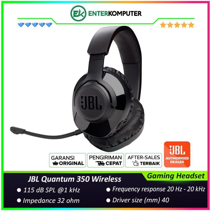 JBL Quantum 350 Wireless Gaming Headset - foto 1