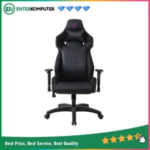 1STPLAYER GAMING CHAIR WIN-101 - BLACK - Comfortable And Spacious - Reflective Fabric - High Density Integrated Molded Foam - foto 1