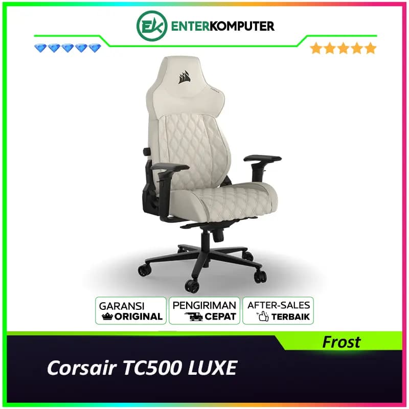 Corsair TC500 LUXE Gaming Chair - Frost - foto 1