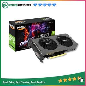 Inno3D GeForce RTX 3050 6GB GDDR6 TWIN X2 V2 - DUAL FAN - Garansi 3 Thn - foto 1
