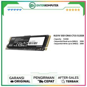 KLEVV SSD CRAS C715 512GB M.2 2280 NVMe PCle Gen3 x4 - K512GM2SP0-C7T - R3200MB/s W2000MB/s - foto 1