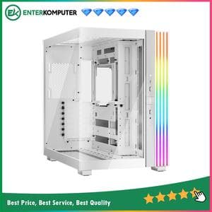 be quiet! Gaming Case LIGHT BASE 600DX White - Impressive illumination with ARGB LED Strip - Fully Windowed Front and Side Panel - Panorama Design for Perfect Visibility - foto 1