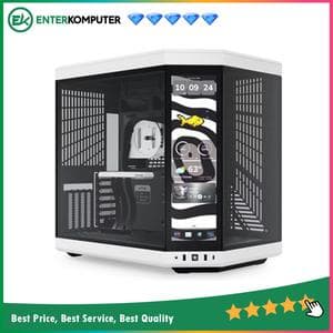 Hyte Y70 Touch Infinite Panda - Modern Aesthetic Dual Chamber ATX Case with 14.9 Integrated LCD Touchscreen - foto 1