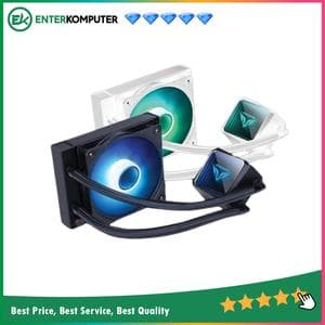 PRIME POLAR 120T V2.0 ARGB White Version Liquid Cooler with Rainbow Effect Pump Head - foto 1