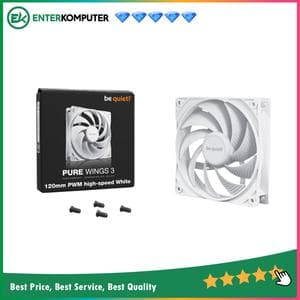 be quiet! Pure Wings 3 White Version - 120mm PWM High-Speed - Great Performance and Quiet Cooling - foto 1