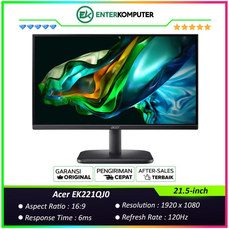 Acer EK221QJ0 21.5-inch FHD 120Hz Monitor - foto 1