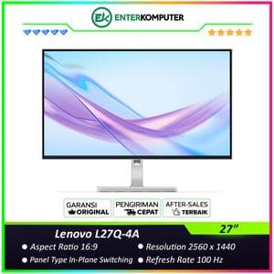 Lenovo L27Q-4A 27 QHD IPS 100Hz HDR10 Monitor Built-in Speaker - foto 1