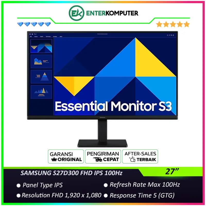 Samsung S27D300 27 FHD IPS 100Hz - Response Time 5ms - foto 1