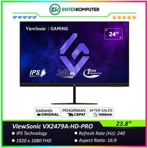 ViewSonic VX2479A-HD-PRO 23.8 FHD IPS 240Hz HDR10 Gaming Monitor - foto 1