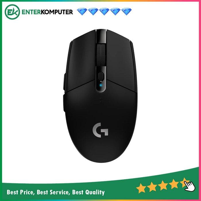 Logitech G304 Lightspeed Wireless Gaming Mouse - Black - foto 1