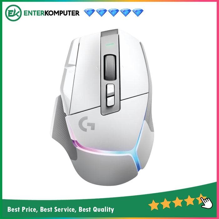 Logitech G502 X Plus Wireless RGB Gaming Mouse - White - foto 1