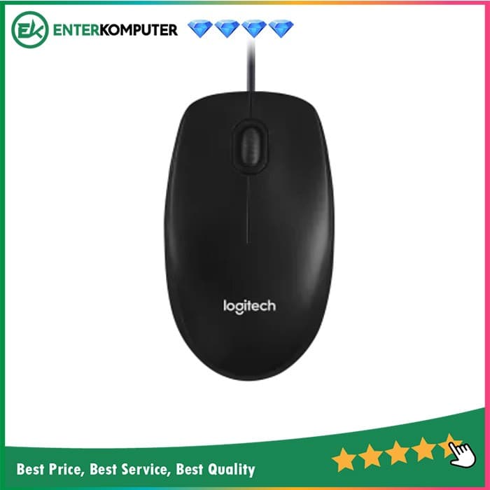 Logitech M100r Optical Mouse USB - Black - foto 1