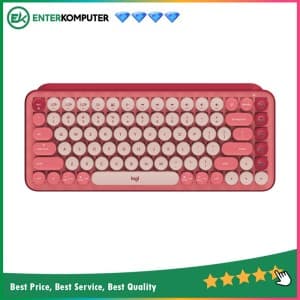 Logitech POP Keys Wireless Mechanical Emoji Keyboard - Heartbreaker - foto 1