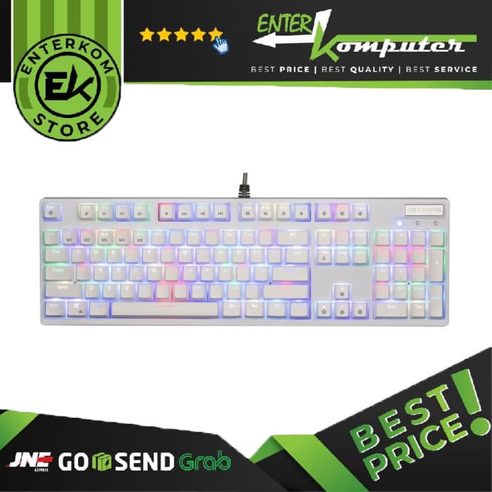 Digital Alliance Keyboard Gaming Meca Fighter Ice RGB Full Size (Blue Switch) - foto 1