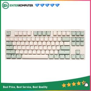Ducky One 3 TKL Matcha PBT Double-shot Quack Mechanical Gaming Keyboard - Cherry MX Blue - DKON2187-CUSPDMAEGGC1 - foto 1