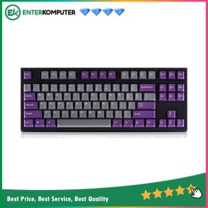 Leopold FC750R PD Gary Purple TKL PBT Double-Shot Mechanical Keyboard - Cherry MX Silent Red - FC750RS/EGPPD(B) - foto 1