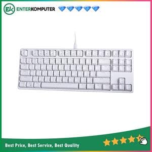 Paradox Ghost 87 V2 White 87% Mechanical Gaming Keyboard (Gateron Brown Switch) - foto 1