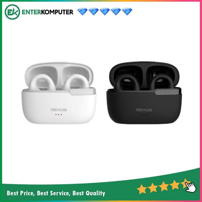 Rexus Earphone FX4-TWS Bluetooth (White/Black) - foto 1