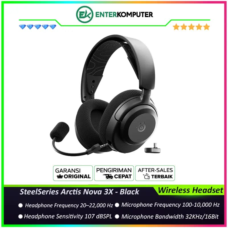 SteelSeries Arctis Nova 3X Wireless Headset for Xbox - Black - foto 1