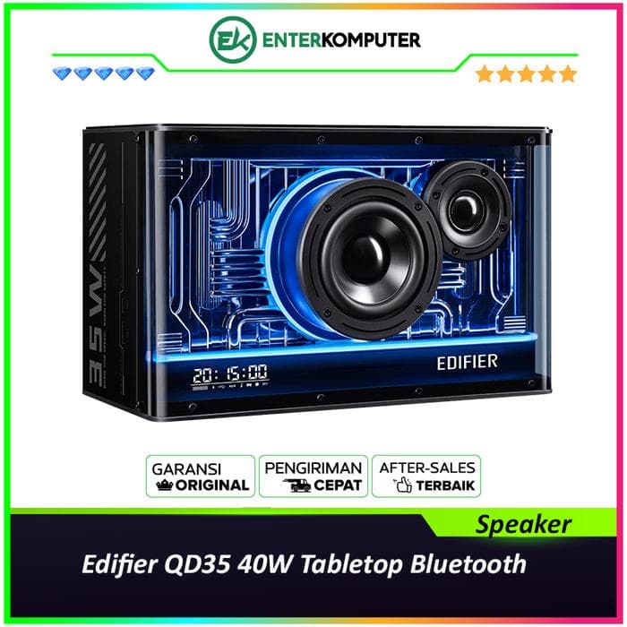 Edifier QD35 40W Tabletop Bluetooth Speaker with GaN Charger - foto 1