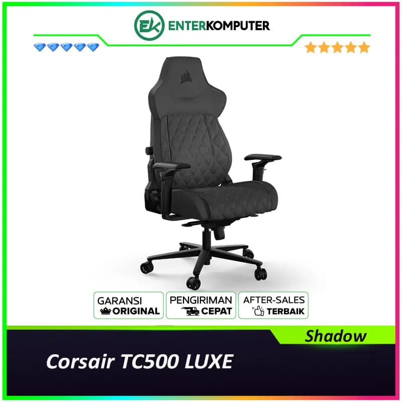 Corsair TC500 LUXE Gaming Chair - Shadow - foto 1