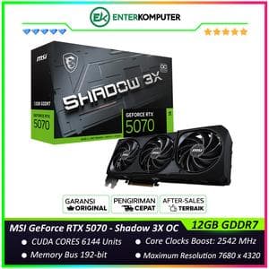 MSI GeForce RTX 5070 12GB GDDR7 - Shadow 3X OC - foto 1